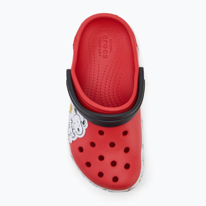 Vaikiškos šlepetės Crocs Fun Lab Snoopy Woodstock Clog Kids flame 6