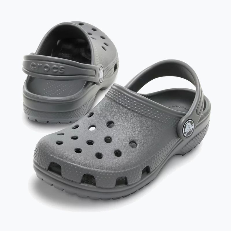 Vaikiškos šlepetės Crocs Classic Clog Toddler slate grey 6