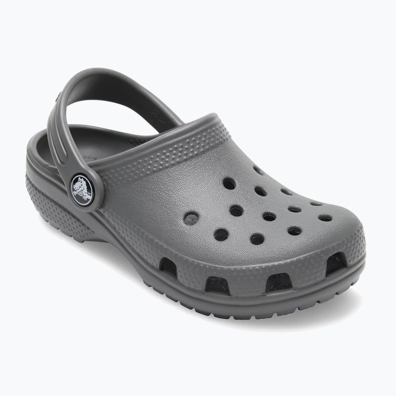 Vaikiškos šlepetės Crocs Classic Clog Kids slate grey