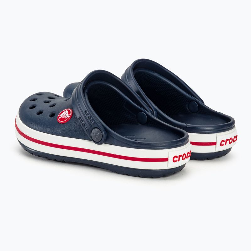 Vaikiškos šlepetės Crocs Crocband Clog navy/red 4