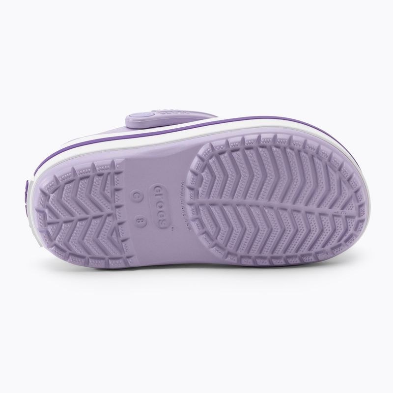 Vaikiškos šlepetės Crocs Crocband Clog lavender/neon 5