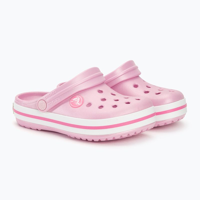 Vaikiškos šlepetės Crocs Crocband Clog ballerina pink 5