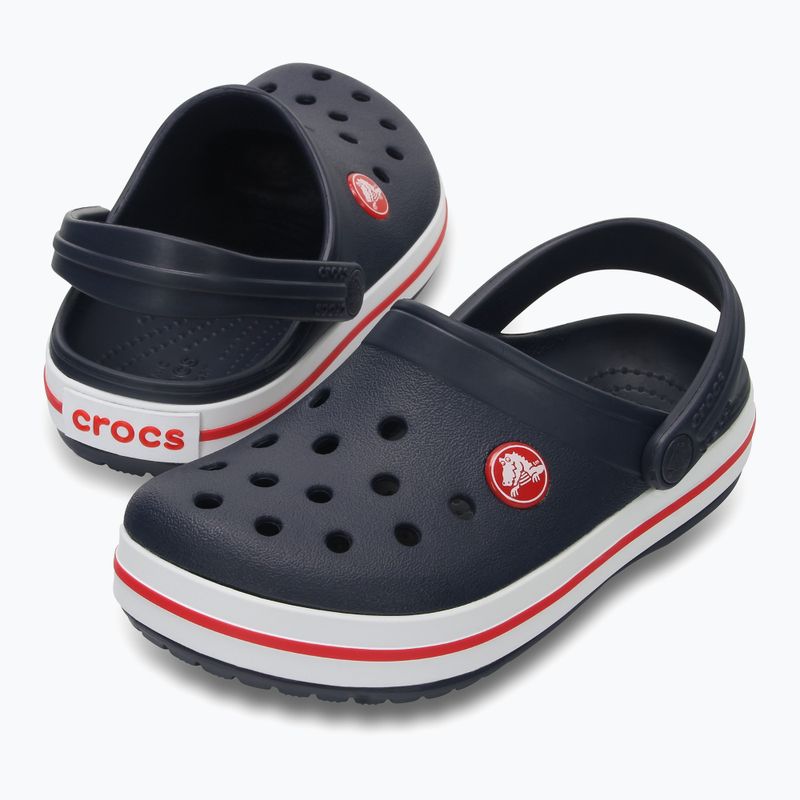 Vaikiškos šlepetės Crocs Crocband Clog navy/red 9