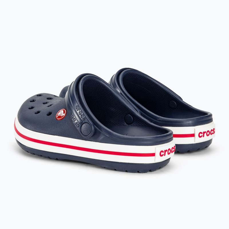 Vaikiškos šlepetės Crocs Crocband Clog navy/red 4