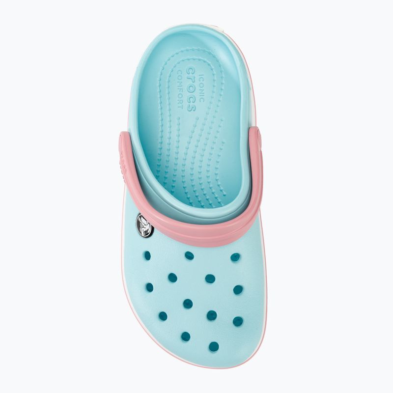 Vaikiškos šlepetės Crocs Crocband Clog ice blue/white 7