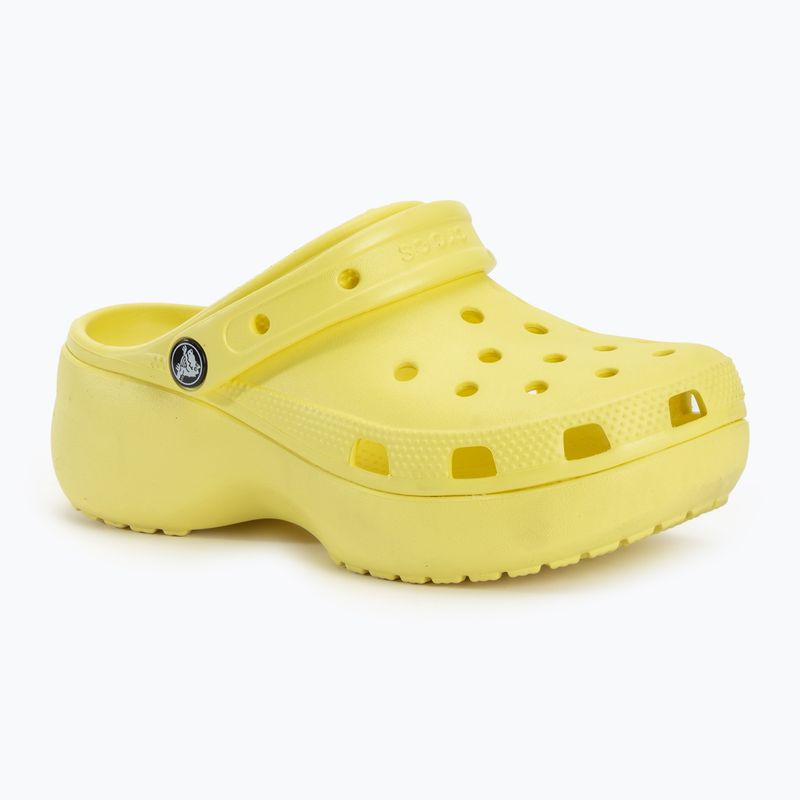 Moteriškos šlepetės Crocs Classic Platform Clog banana 2