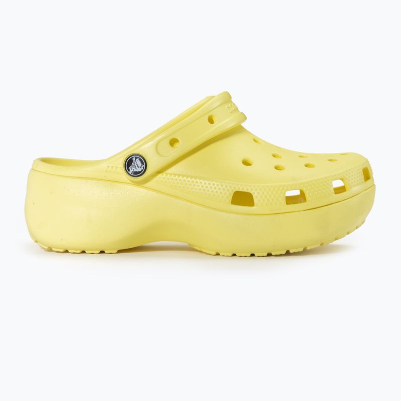 Moteriškos šlepetės Crocs Classic Platform Clog banana 4