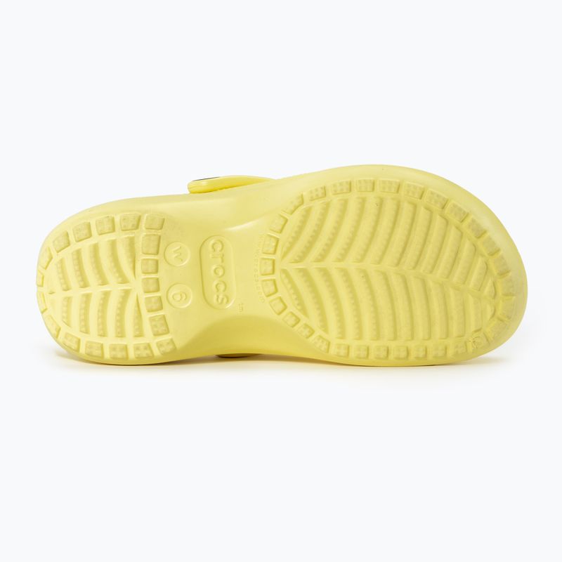 Moteriškos šlepetės Crocs Classic Platform Clog banana 5