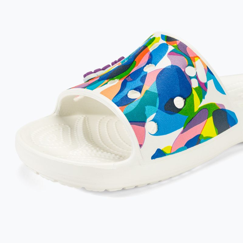 Šlepetės Crocs Classic Crocs Bubble Block Slide white/multi 7