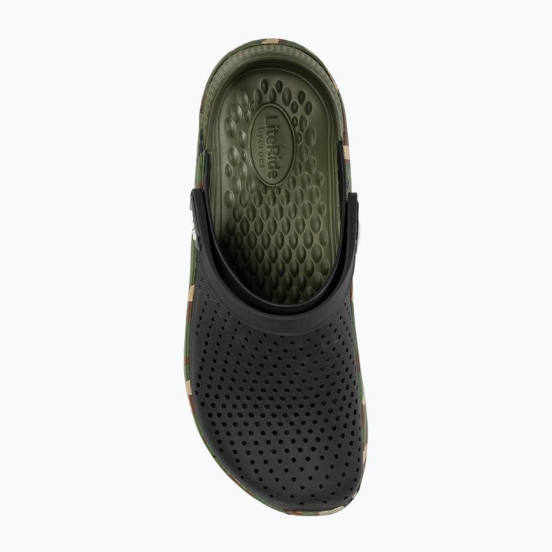 Šlepetės Crocs LiteRide Printed Camo Clog black/multi 6