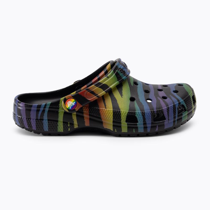 Moteriškos šlepetės Crocs Classic Seasonal Printed zebra rainbow 3