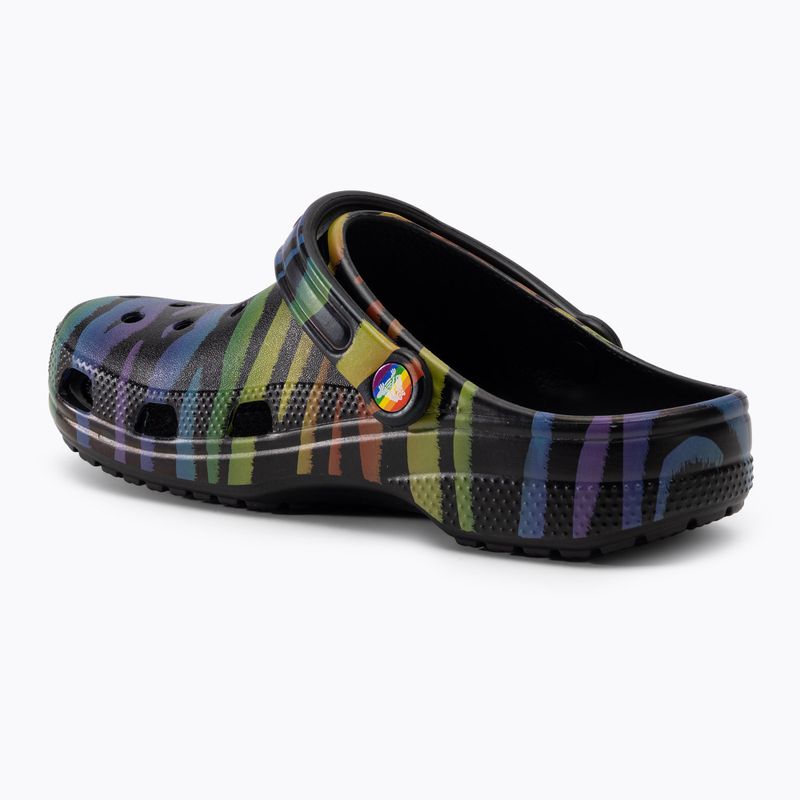 Moteriškos šlepetės Crocs Classic Seasonal Printed zebra rainbow 4