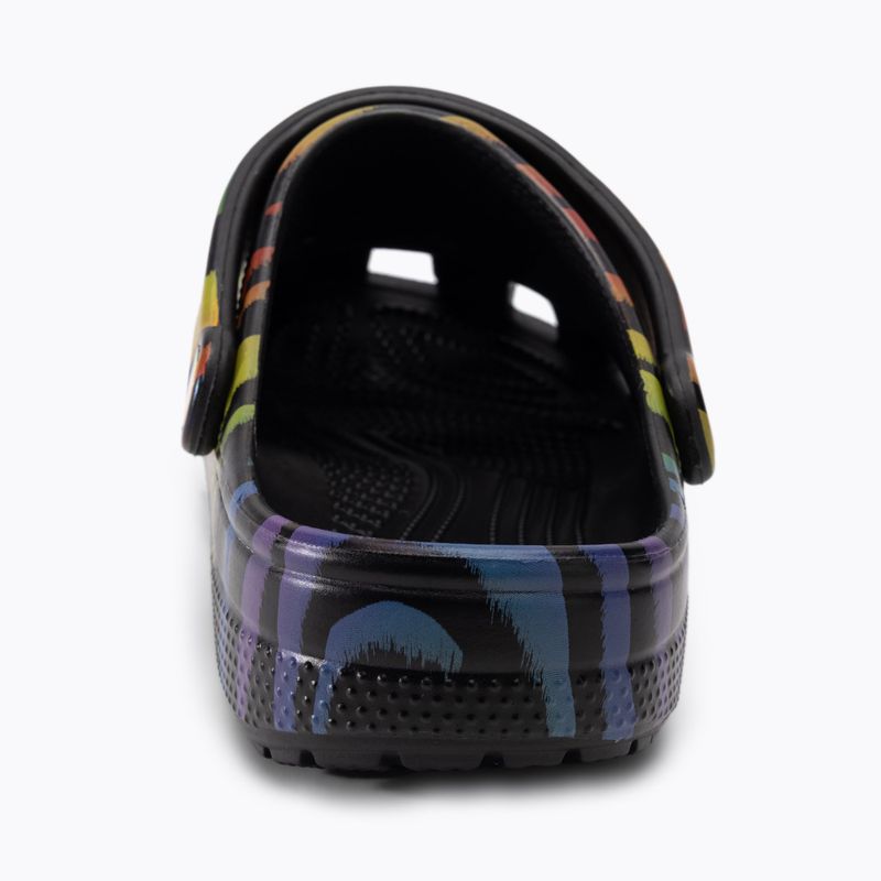 Moteriškos šlepetės Crocs Classic Seasonal Printed zebra rainbow 7