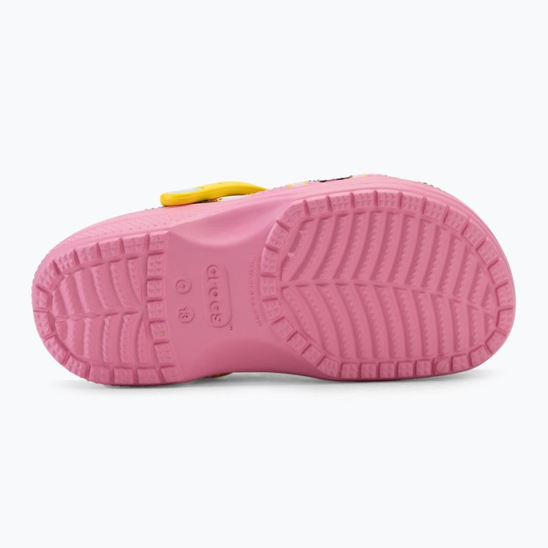 Vaikiškos šlepetės Crocs Ron English Party Animals Classic Clog Kids pink lemonade/multi 6