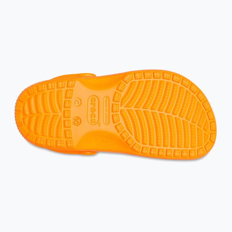 Vaikiškos šlepetės Crocs Classic Clog T orange zing 14