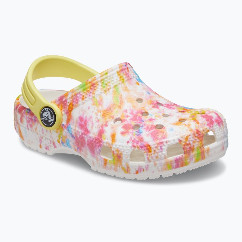 Vaikiškos Crocs Classic Tie-Dye Graphic Clog T white 206994-83B šlepetės 11