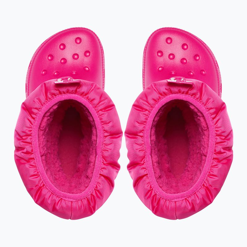 Paauglių sniego batai Crocs Classic Neo Puff candy pink 11