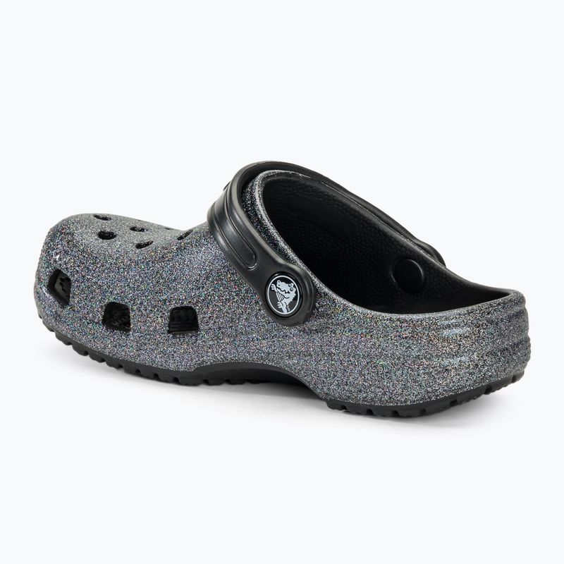 Vaikiškos šlepetės Crocs Classic Glitter Clog black 4