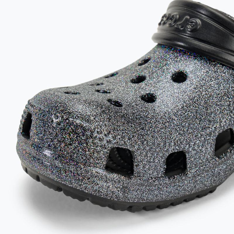 Vaikiškos šlepetės Crocs Classic Glitter Clog black 8