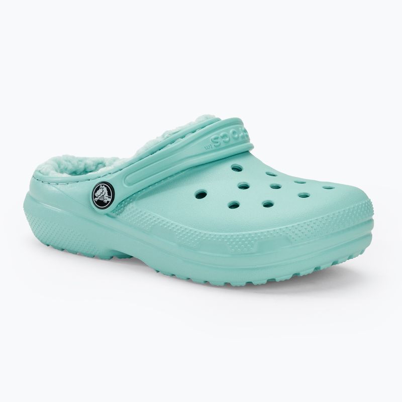 Vaikiškos šlepetės Crocs Classic Lined pure water