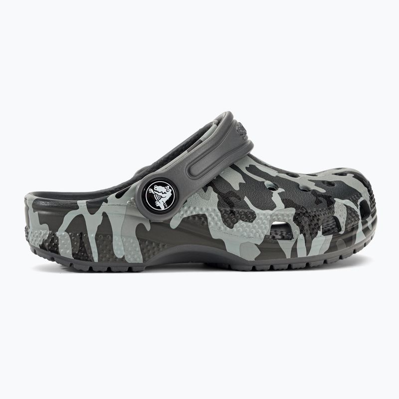 Crocs Classic Camo Clog T grey vaikiškos šlepetės 207593-097 3