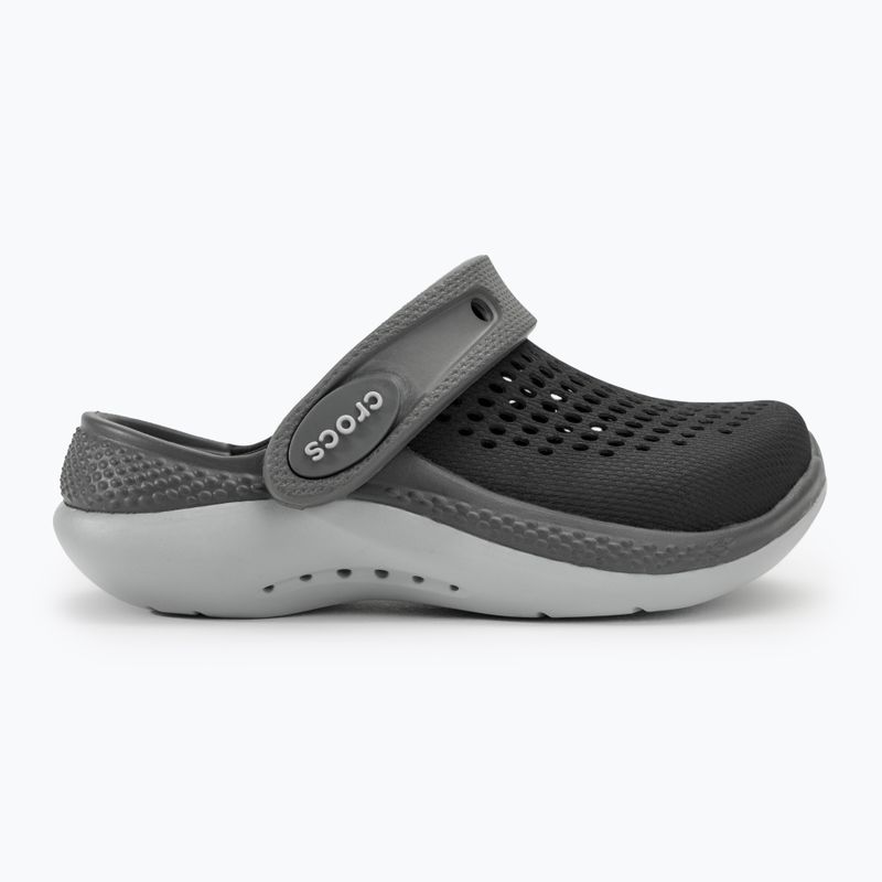 Vaikiškos šlepetės Crocs LiteRide 360 black/slate grey 3