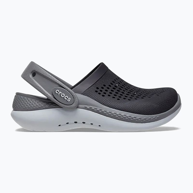 Vaikiškos šlepetės Crocs LiteRide 360 black/slate grey 10