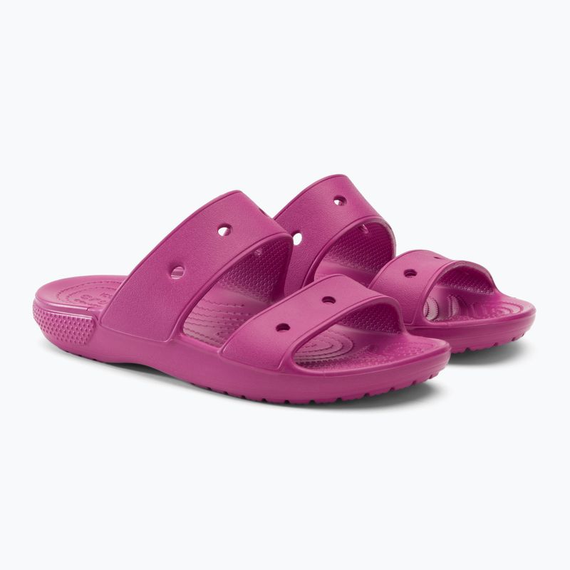 "Crocs Classic Crocs Sandal fuksijos spalvos smagios šlepetės 4