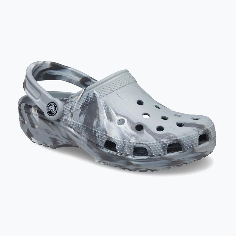 Šlepetės Crocs Classic Marbled Clog light grey/multi