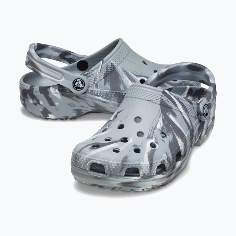 Šlepetės Crocs Classic Marbled Clog light grey/multi 3