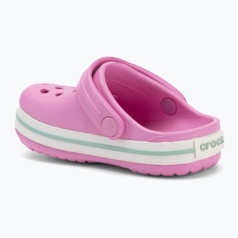 "Crocs Crocband Clog Toddler" šlepetės taffy pink 4