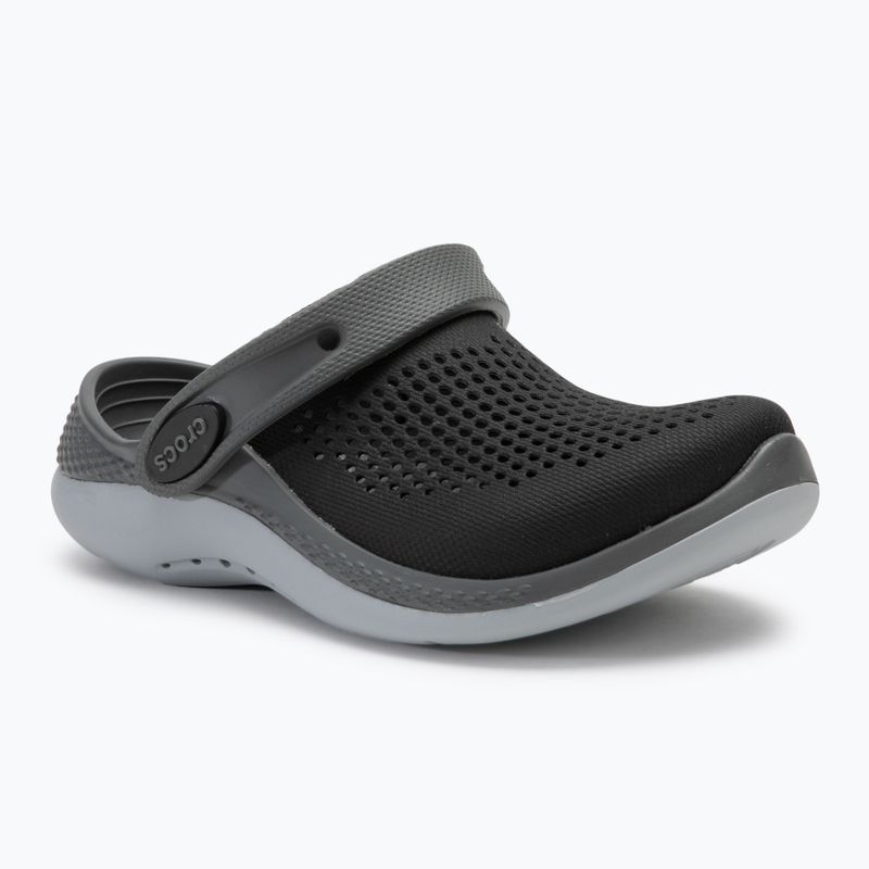 Vaikiškos šlepetės Crocs LiteRide 360 Clog Kids black/slate grey