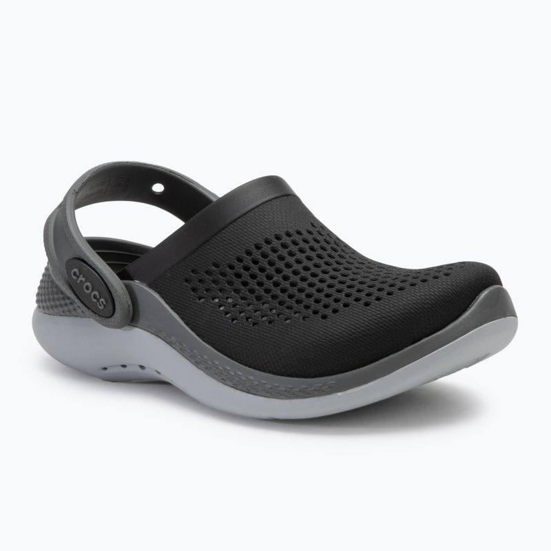 Vaikiškos šlepetės Crocs LiteRide 360 Clog Kids black/slate grey 2