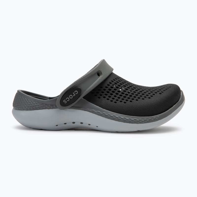 Vaikiškos šlepetės Crocs LiteRide 360 Clog Kids black/slate grey 3