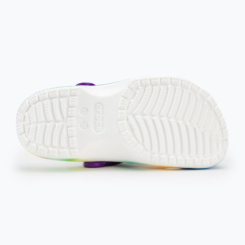 Vaikiškos šlepetės Crocs Classic Solarized Clog white/multi 5