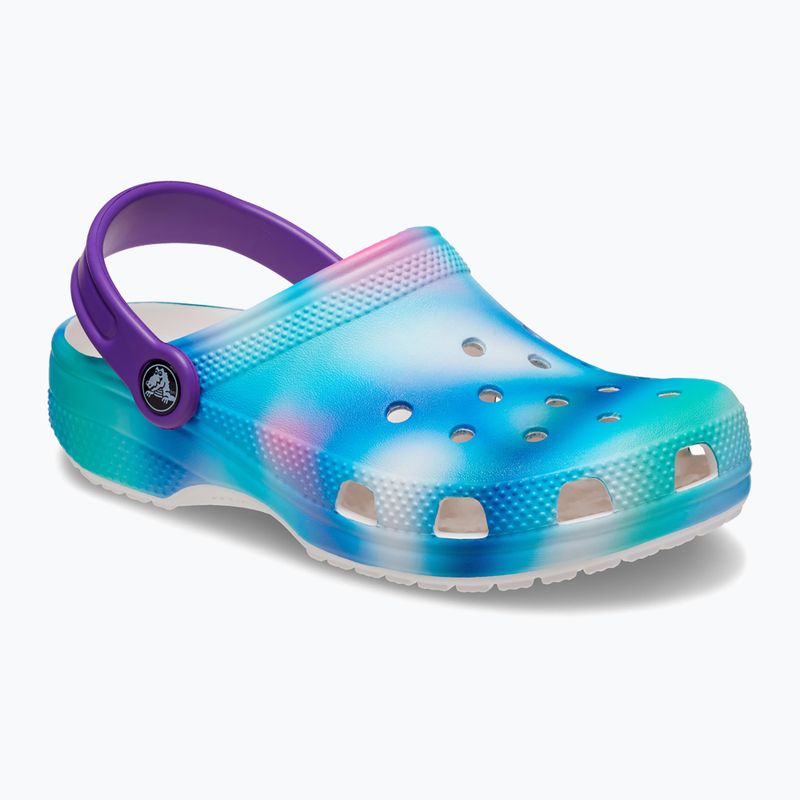 Vaikiškos šlepetės Crocs Classic Solarized Clog white/multi 9