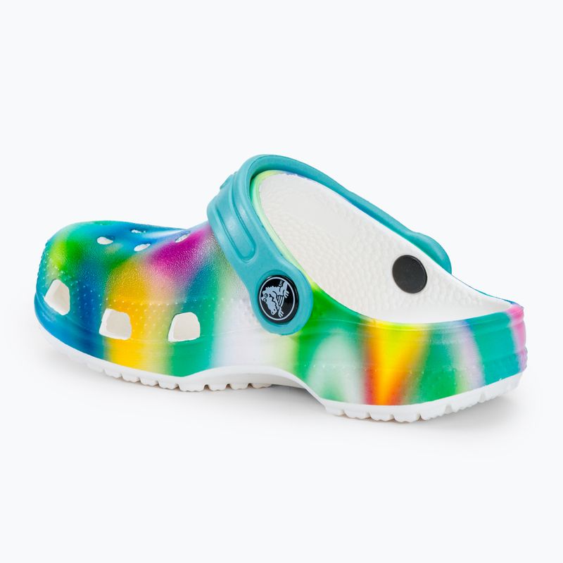 Vaikiškos šlepetės Crocs Classic Solarized Clog white/multi 4