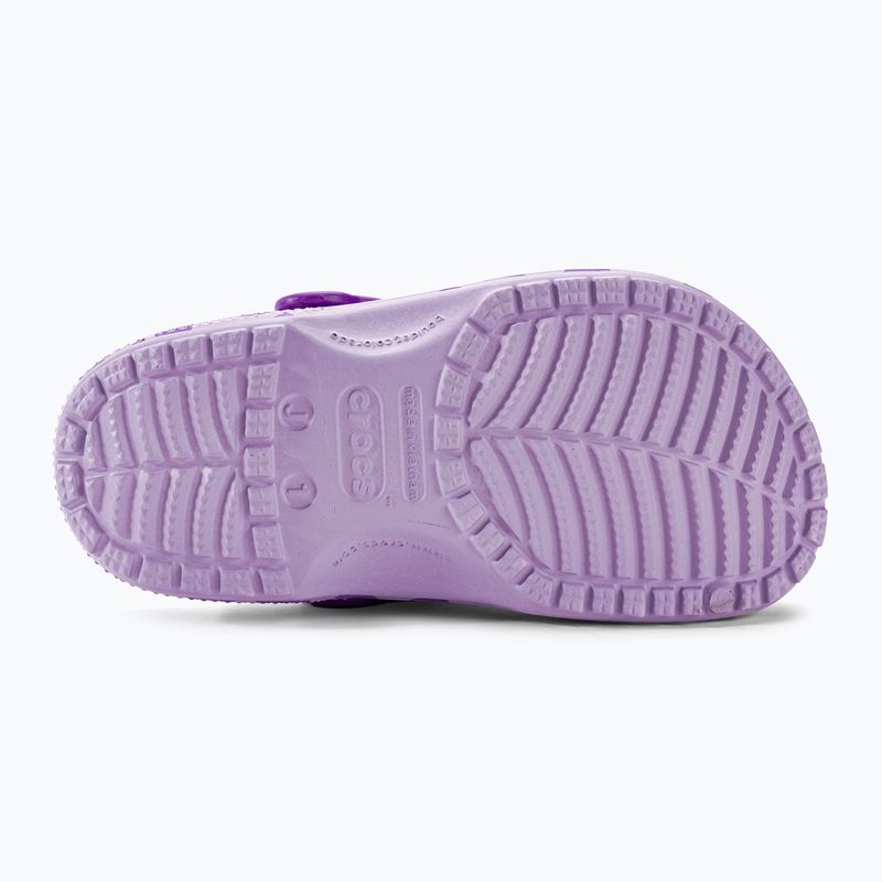 Vaikiškos šlepetės Crocs Classic Easy Icon Clog lavender 6