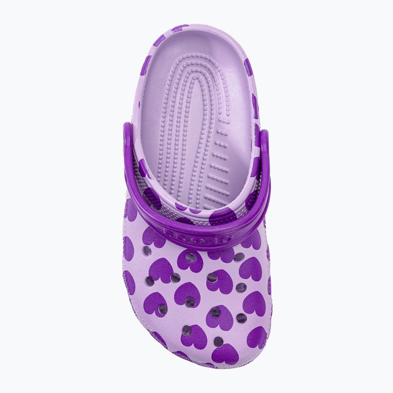 Vaikiškos šlepetės Crocs Classic Easy Icon Clog lavender 7