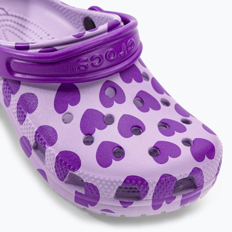 Vaikiškos šlepetės Crocs Classic Easy Icon Clog lavender 9