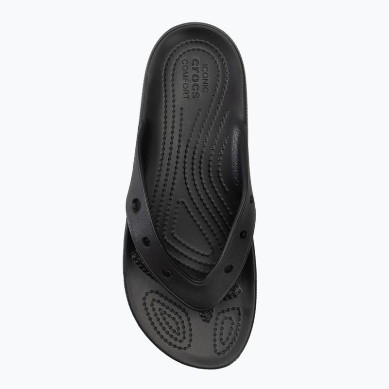 Vyriškos šlepetės per pirštą Crocs Classic Flip black 5