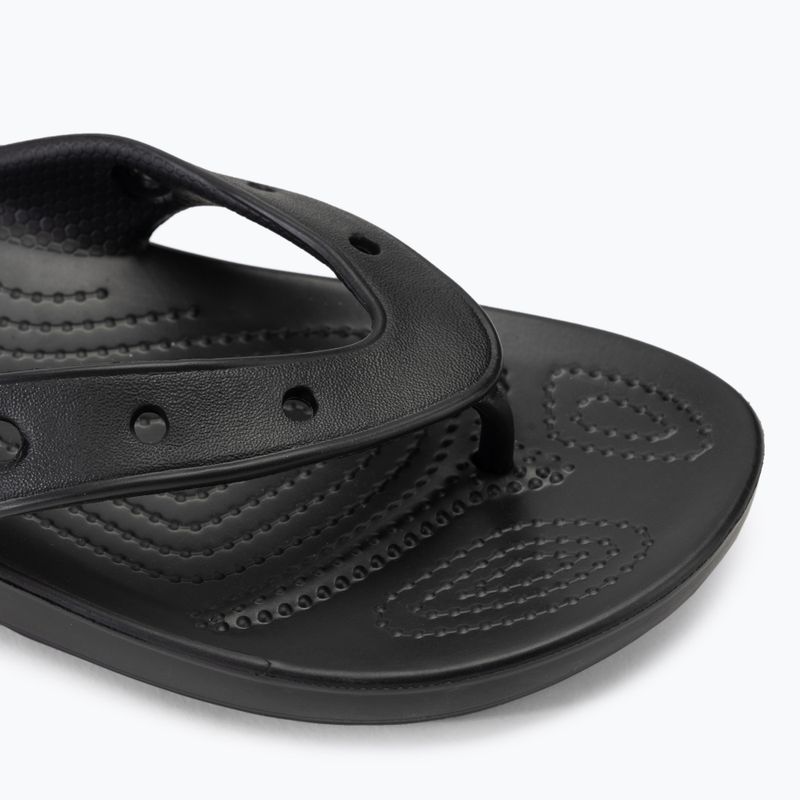 Vyriškos šlepetės per pirštą Crocs Classic Flip black 7