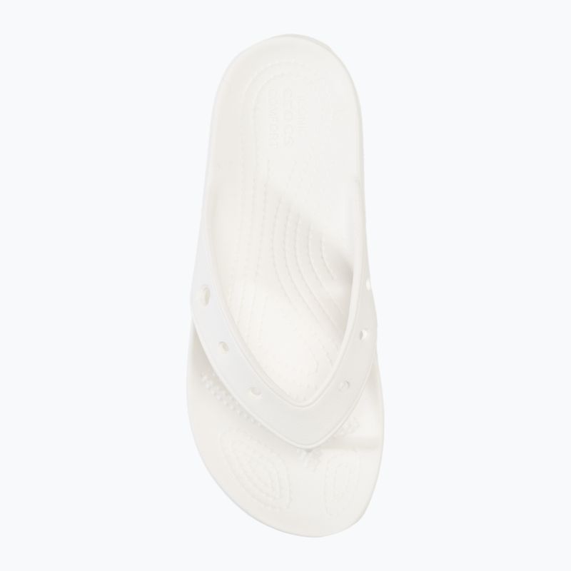 Vyriškos šlepetės per pirštą Crocs Classic Flip white 5