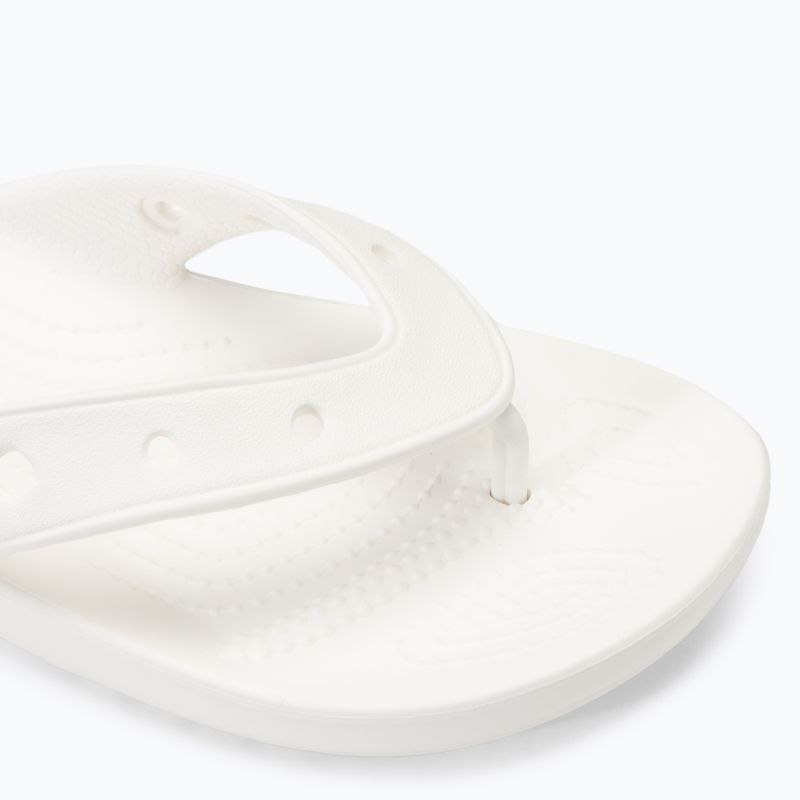 Vyriškos šlepetės per pirštą Crocs Classic Flip white 7