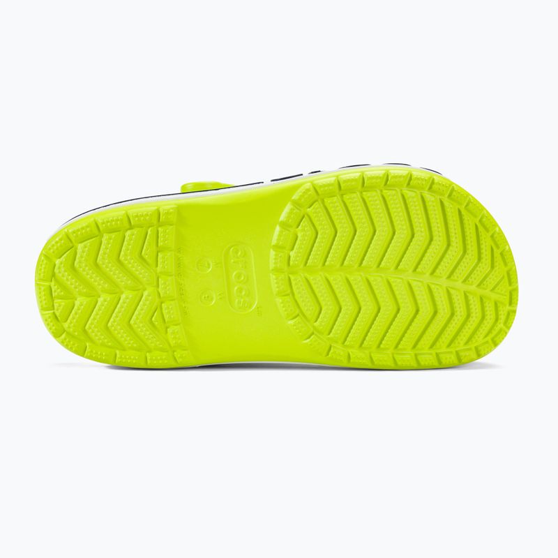 Šlepetės Crocs Bayaband Clog lime punch/navy 5