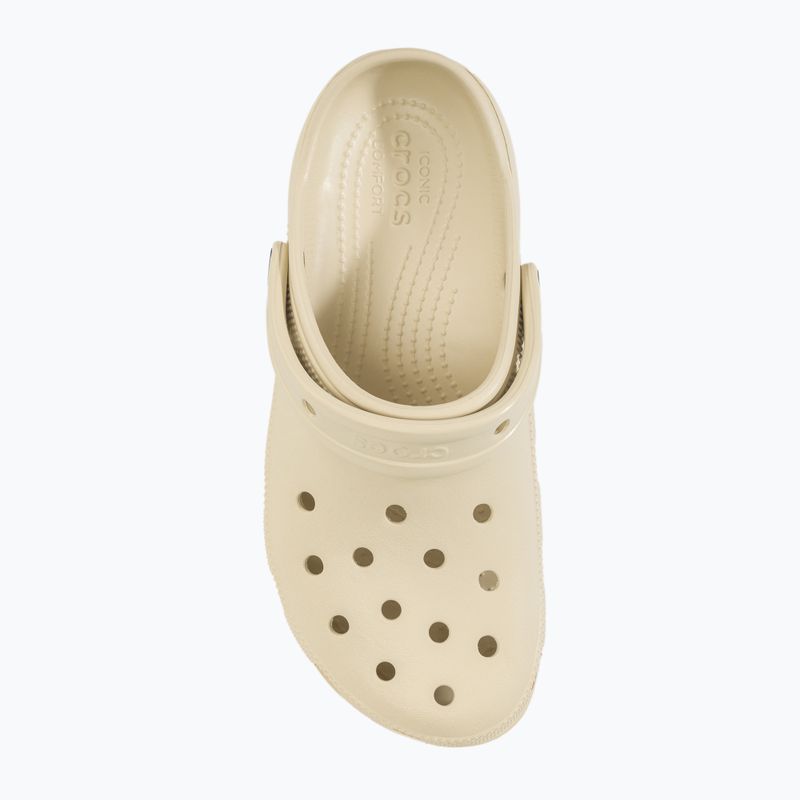 Moteriškos šlepetės Crocs Classic Platform Clog bone 6
