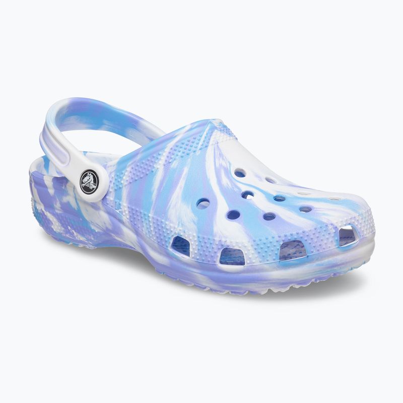 Crocs Classic Marbled Clog white 206867-1FK šlepetės 11