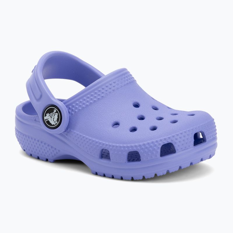 "Crocs Classic Clog Toddler" skaitmeninės violetinės spalvos vaikiškos šlepetės 2