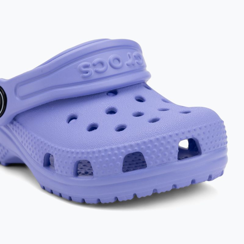 "Crocs Classic Clog Toddler" skaitmeninės violetinės spalvos vaikiškos šlepetės 8