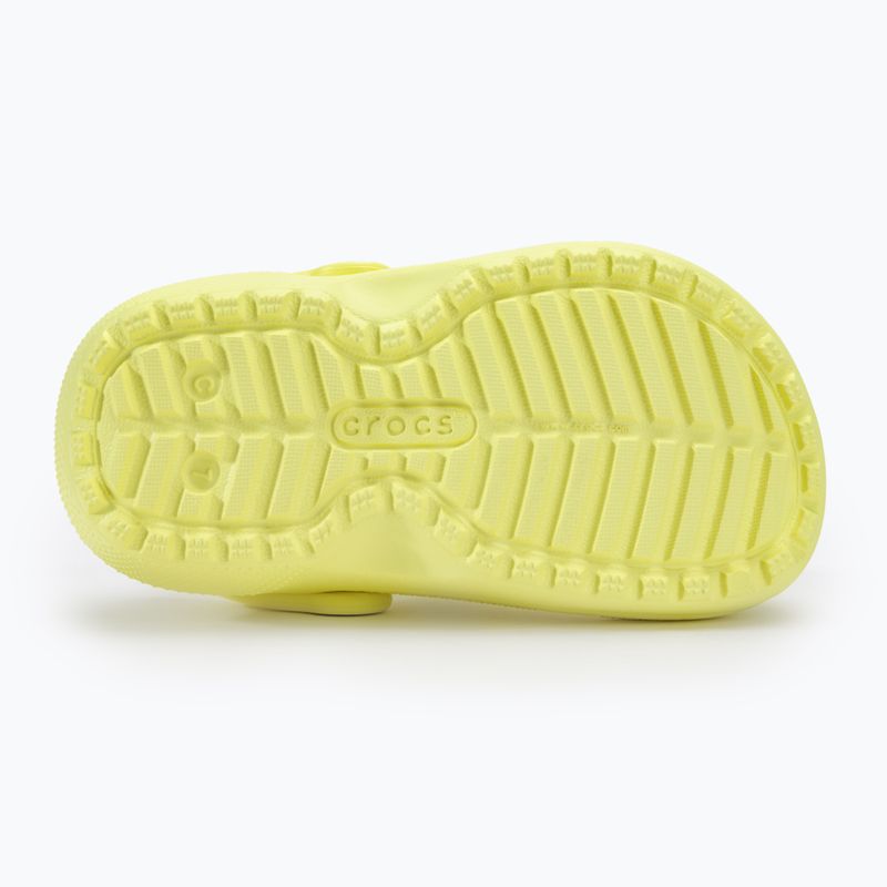 "Crocs Classic Lined sulphur" vaikiškos šlepetės 5